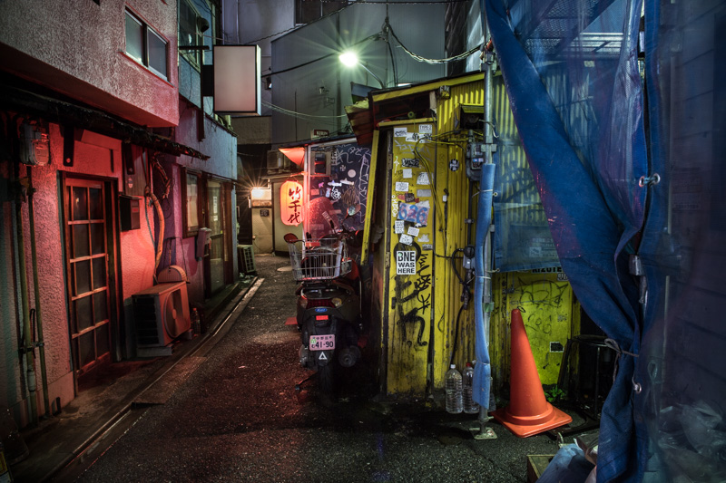 Kabukicho street at night